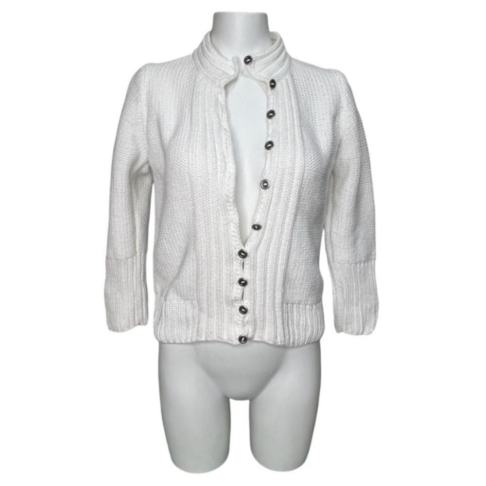 Pure Handknit Cardigan Sweater Cottagecore Grandmacore Size XS/S